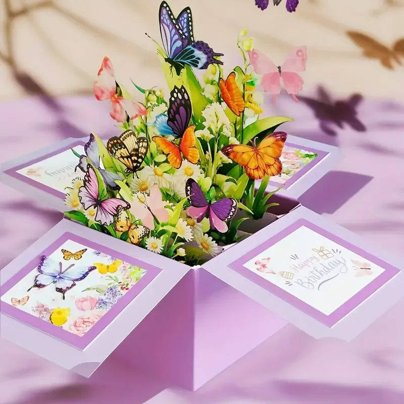 Carte anniversaire pop up