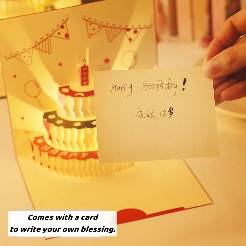 Carte postale en 3d avec musique