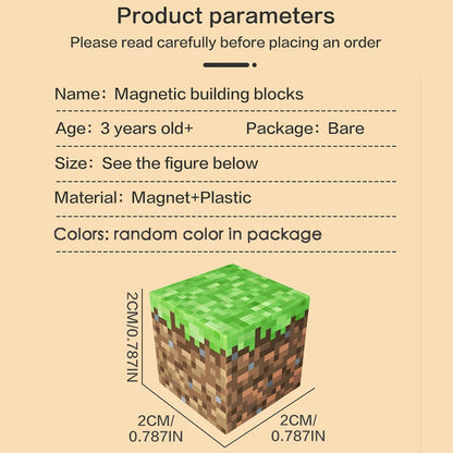 Blocs de construction magnétique craft