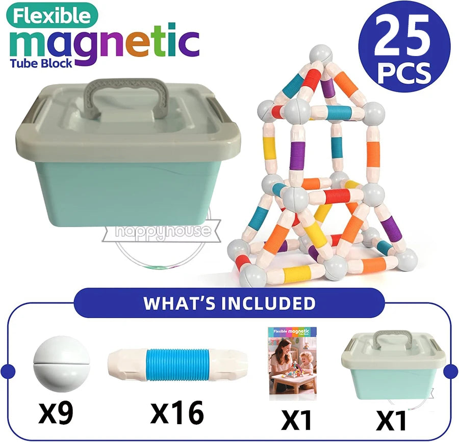 Jeu de construction magnétique enfant