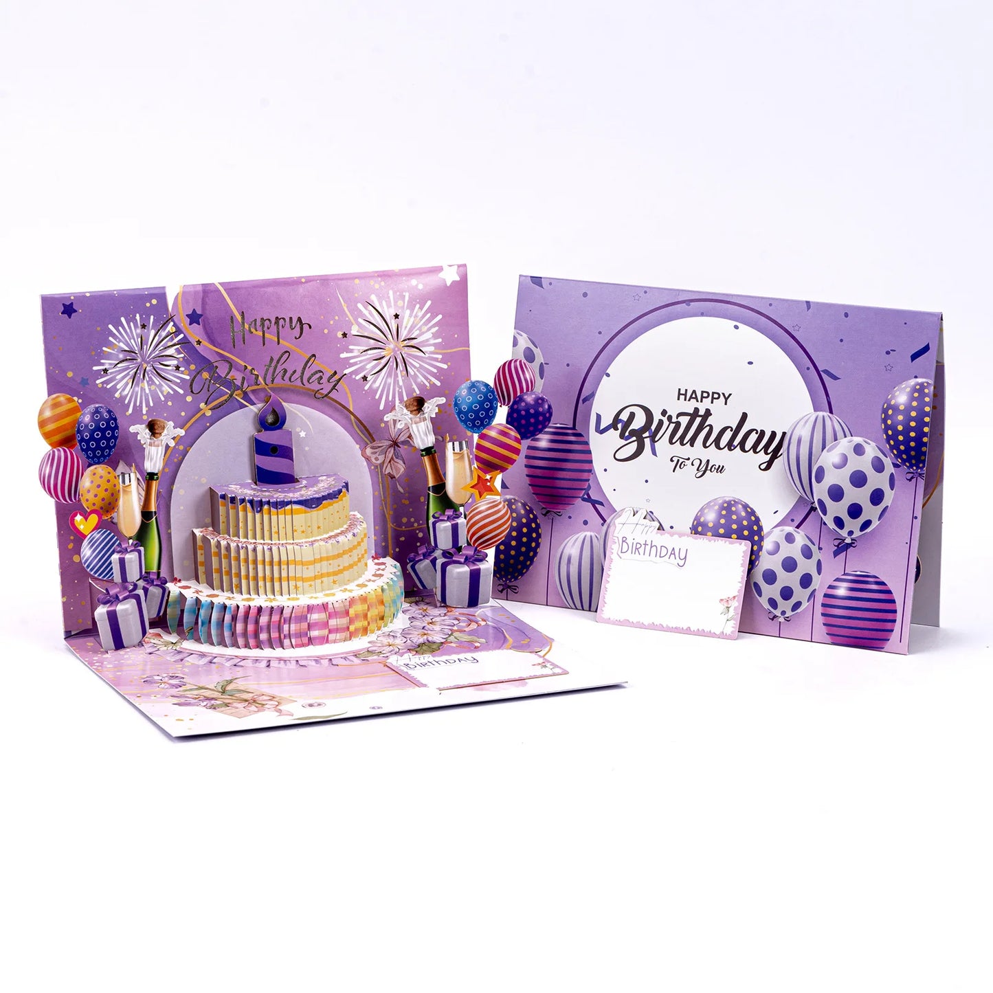Carte postale en 3d pour anniversaire