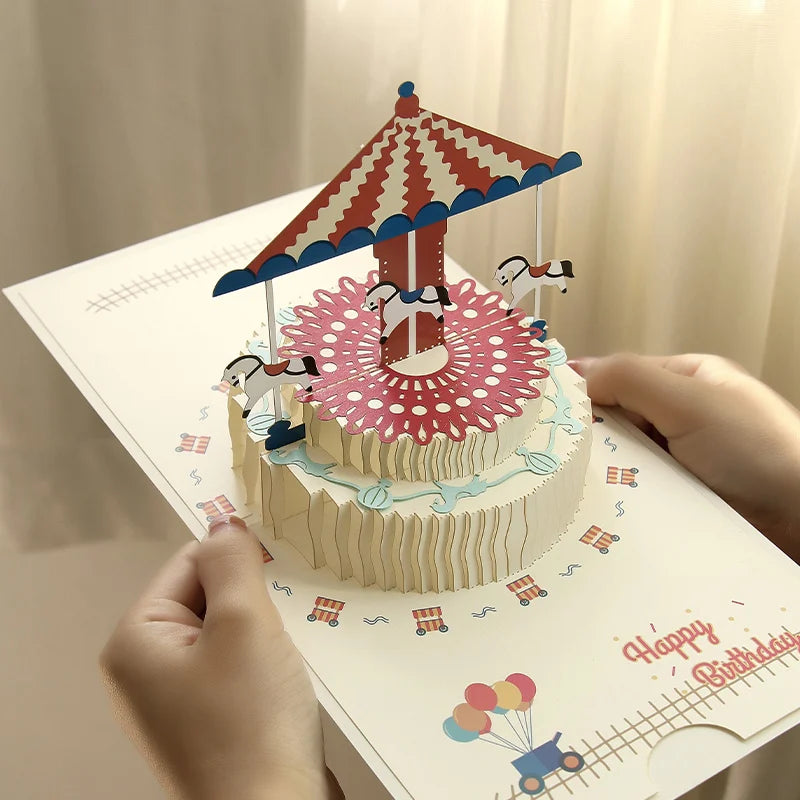 Carte postale pop up