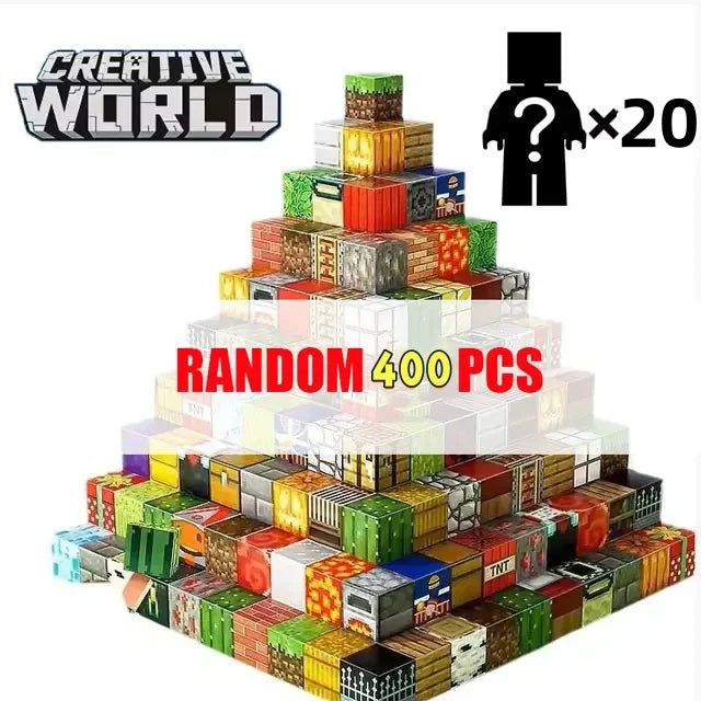 500 pièces mises à niveau blocs de construction magnétiques Cube du monde aimants monde enfants bricolage modèle enfants sec les meilleurs jouets sensoriels Montessori cadeaux