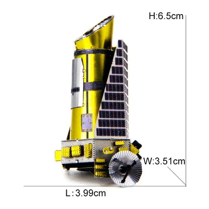 Exploration spatiale 3D Puzzle en métal navette Hubble télescope spatial Mars Rover modèle jouet pour enfants Puzzle créatif cadeau jouets