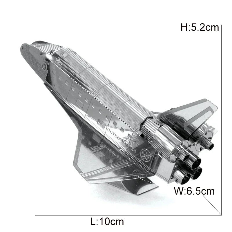 Exploration spatiale 3D Puzzle en métal navette Hubble télescope spatial Mars Rover modèle jouet pour enfants Puzzle créatif cadeau jouets