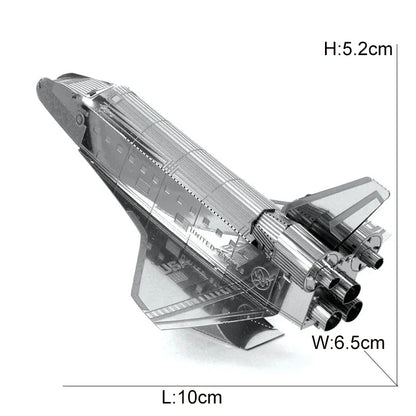 Exploration spatiale 3D Puzzle en métal navette Hubble télescope spatial Mars Rover modèle jouet pour enfants Puzzle créatif cadeau jouets