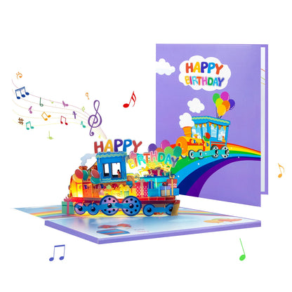 Carte postale pop up avec musique