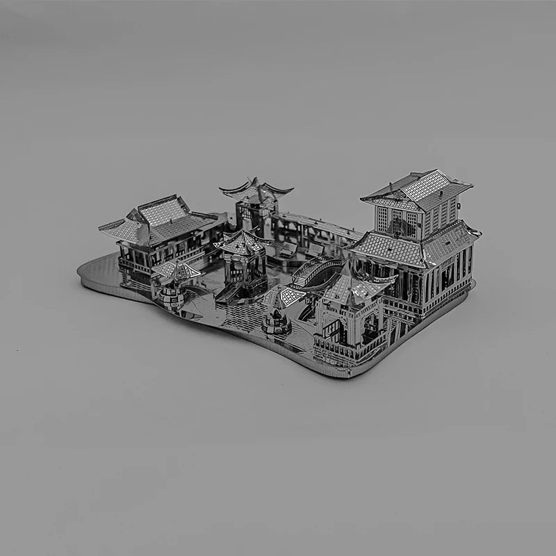 Suzhou jardin 3D Puzzle en métal modèle Kits bricolage découpé au Laser Puzzles Puzzle jouet pour les enfants