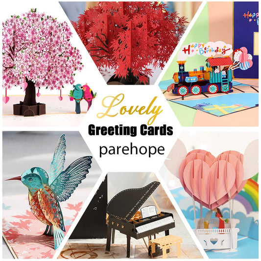 Carte postale en 3d anniversaire