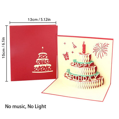 Carte postale en 3d avec musique