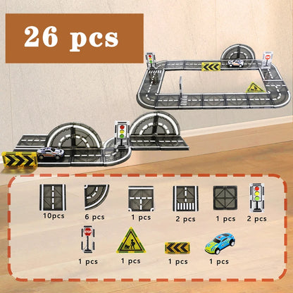 Ce jeu de construction magnétique voitures