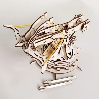 Siege Onager modèle d'échelle de Puzzle en bois de voiture 3D, Kit de modèle de bricolage, cadeau artisanal, décoration de la maison, Kit de modèle mécanique, jouet de construction