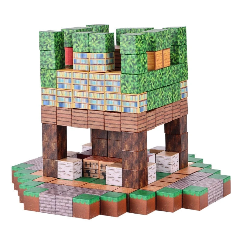 500 pièces mises à niveau blocs de construction magnétiques Cube du monde aimants monde enfants bricolage modèle enfants sec les meilleurs jouets sensoriels Montessori cadeaux
