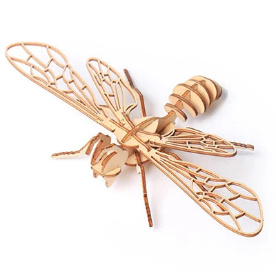 Jouet 3D en bois pour bébé, Puzzle insecte Animal, assemblage éducatif fait à la main, jouet cadeau pour enfants, décorations pour la maison
