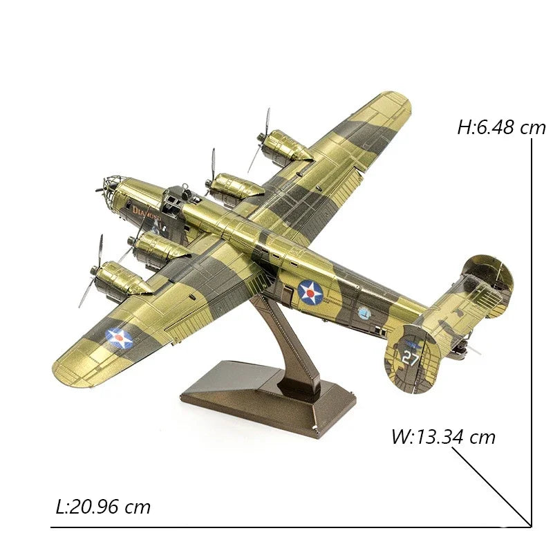 Puzzle 3D en métal UFO, bricolage fait à la main, Exploration spatiale, modèle d'assemblage de vaisseau spatial, jouets pour adultes et enfants
