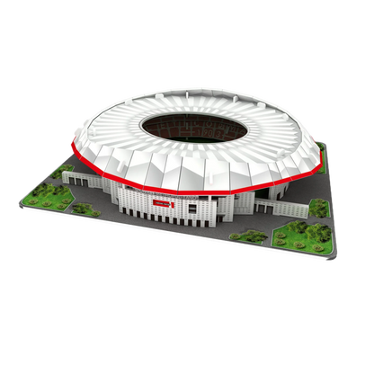 Puzzle en papier de terrain de Football 3D, bricolage, modèle de terrain de Football, jouets d'assemblage de stade de construction