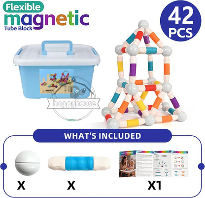 Jeu de construction magnétique enfant