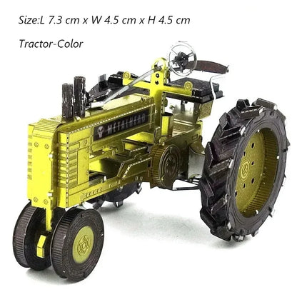 Puzzle 3D en métal, camion mélangeur, véhicule d'ingénierie, bricolage, modèle d'assemblage fait à la main, jouets pour adultes et enfants