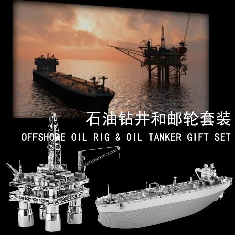 Ensemble de Puzzle 3D en métal, Locomotive américaine Uss Roosevelt, modèle de perçage d'huile, cadeau pour enfants, 14 + jeux de voyage, jouets de bricolage