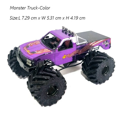 Puzzle 3D en métal, Super voiture de Sport, bricolage, modèle d'assemblage de véhicule fait à la main, jouets pour adultes et enfants