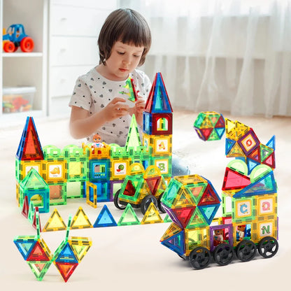Ce jeu de construction magnétique