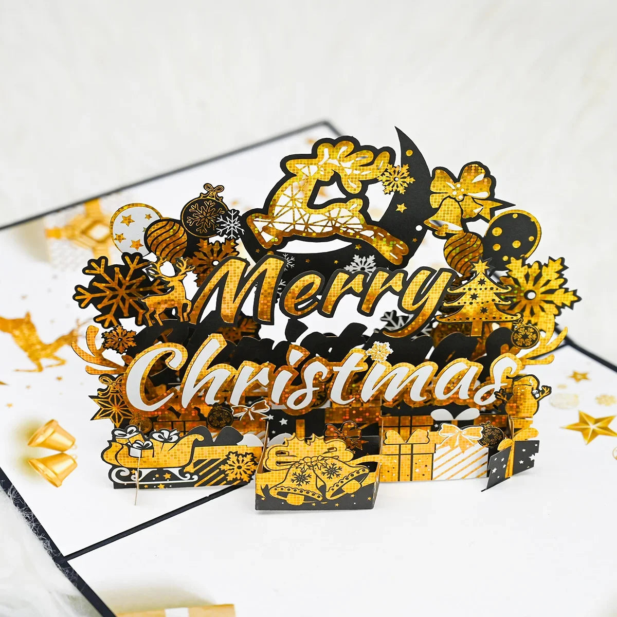 carte pop up noel
