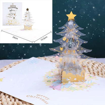 carte pop up noel