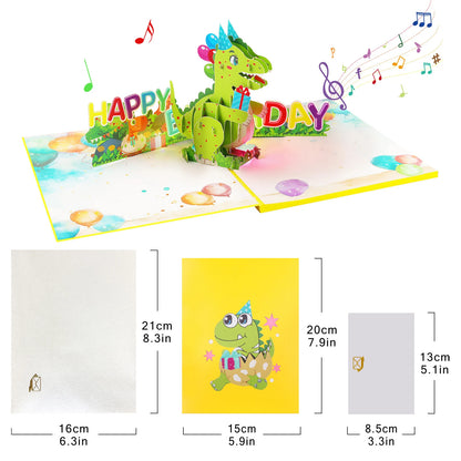 Carte postale pop up avec musique