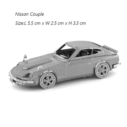 Puzzle 3D en métal, Super voiture de Sport, bricolage, modèle d'assemblage de véhicule fait à la main, jouets pour adultes et enfants