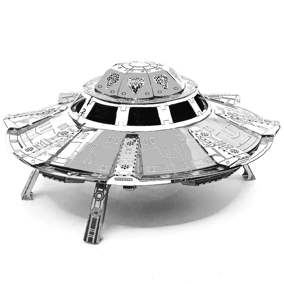 Puzzle 3D en métal UFO, bricolage fait à la main, Exploration spatiale, modèle d'assemblage de vaisseau spatial, jouets pour adultes et enfants