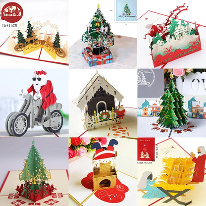 carte pop up noel