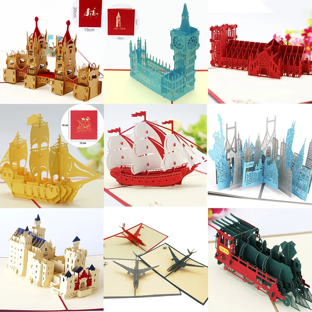 Carte postal 3d monument