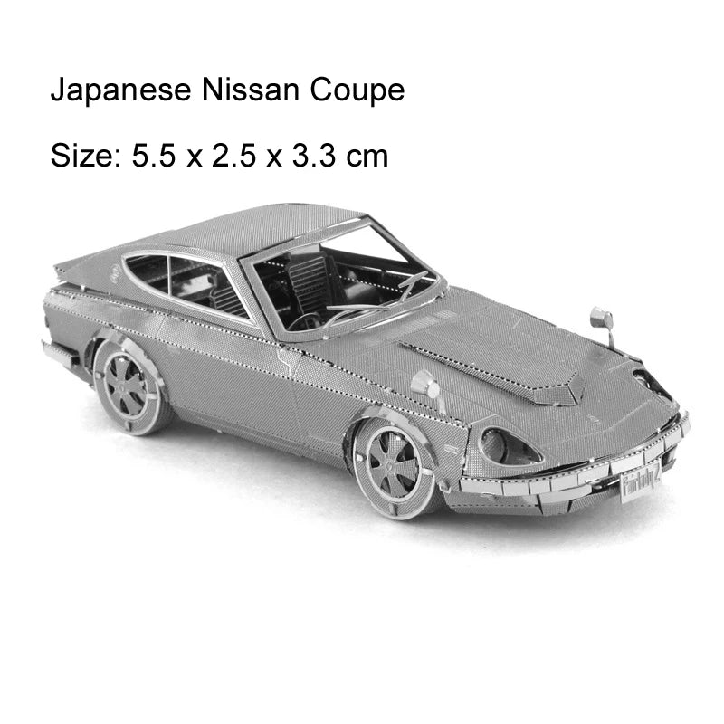 Véhicule terrestre 3D Puzzle en métal modèle de réservoir KART bricolage modèle de Puzzle découpé au Laser pour adulte enfant jouets éducatifs décoration de bureau