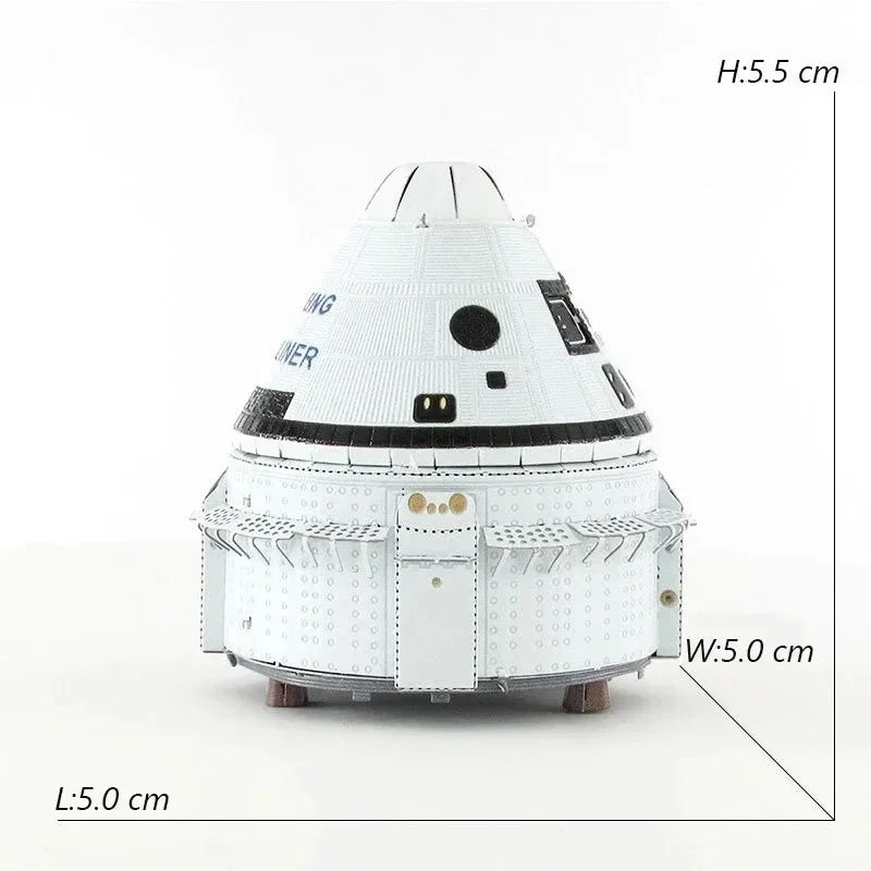 Puzzle 3D en métal UFO, bricolage fait à la main, Exploration spatiale, modèle d'assemblage de vaisseau spatial, jouets pour adultes et enfants