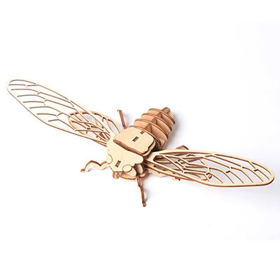 Jouet 3D en bois pour bébé, Puzzle insecte Animal, assemblage éducatif fait à la main, jouet cadeau pour enfants, décorations pour la maison