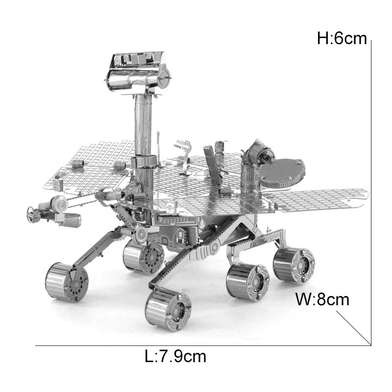 Exploration spatiale 3D Puzzle en métal navette Hubble télescope spatial Mars Rover modèle jouet pour enfants Puzzle créatif cadeau jouets