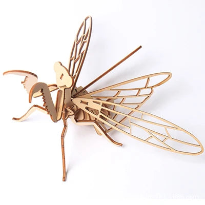 Jouet 3D en bois pour bébé, Puzzle insecte Animal, assemblage éducatif fait à la main, jouet cadeau pour enfants, décorations pour la maison
