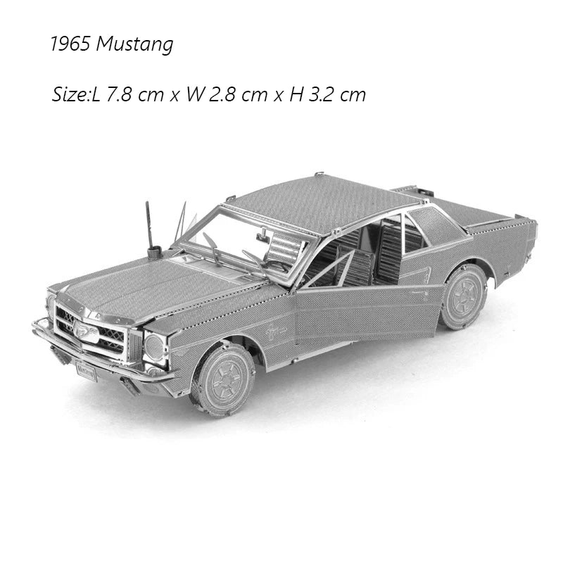 Puzzle 3D en métal, Super voiture de Sport, bricolage, modèle d'assemblage de véhicule fait à la main, jouets pour adultes et enfants