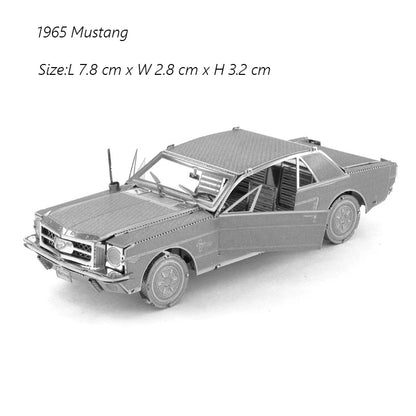 Puzzle 3D en métal, Super voiture de Sport, bricolage, modèle d'assemblage de véhicule fait à la main, jouets pour adultes et enfants