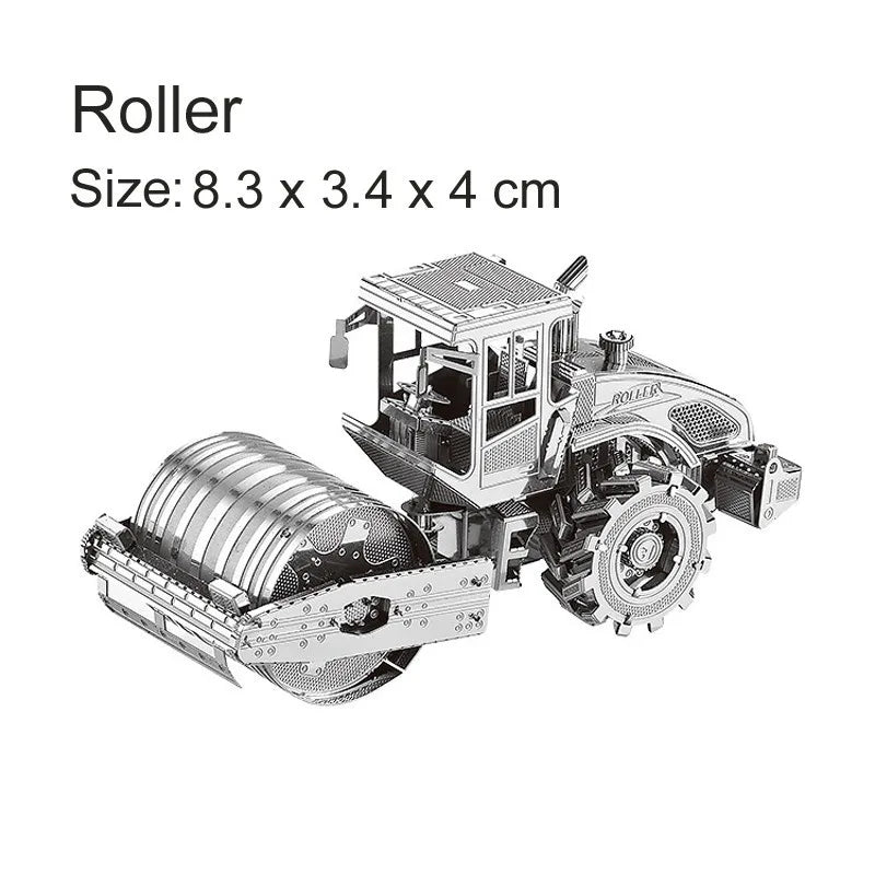 Puzzle 3D en métal, camion mélangeur, véhicule d'ingénierie, bricolage, modèle d'assemblage fait à la main, jouets pour adultes et enfants