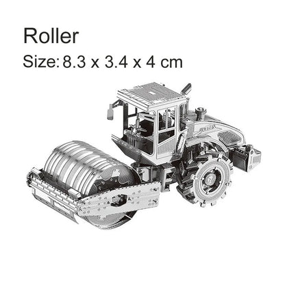 Puzzle 3D en métal, camion mélangeur, véhicule d'ingénierie, bricolage, modèle d'assemblage fait à la main, jouets pour adultes et enfants