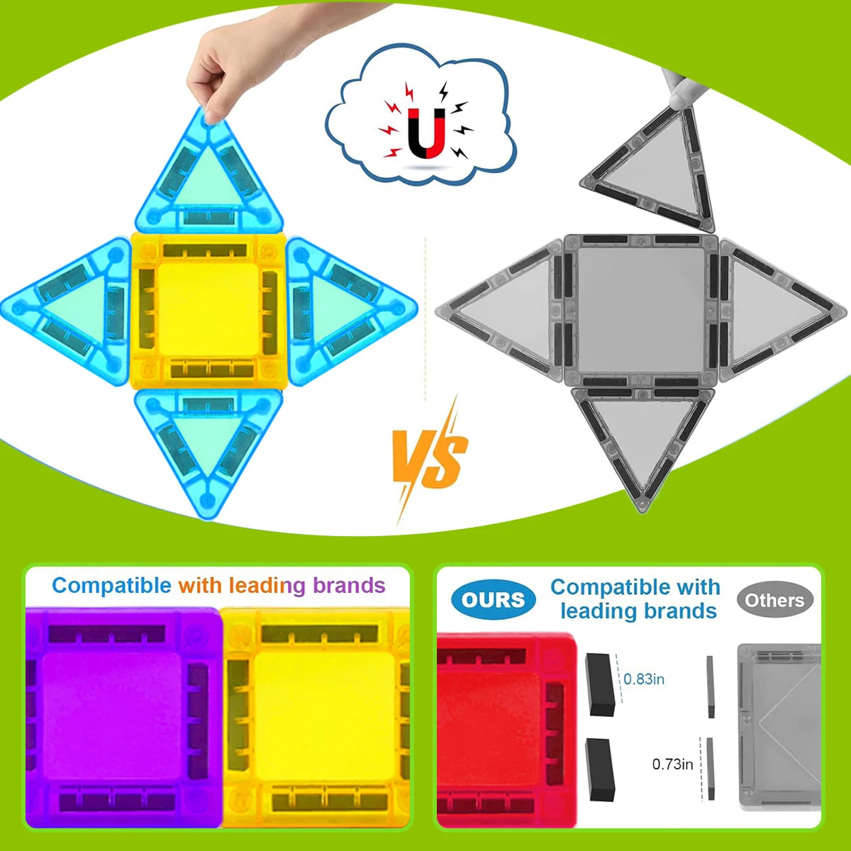 Jeu de construction magnétique