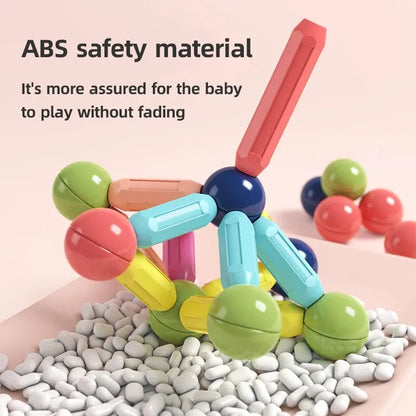 Jeu de construction magnétique 128 pièces