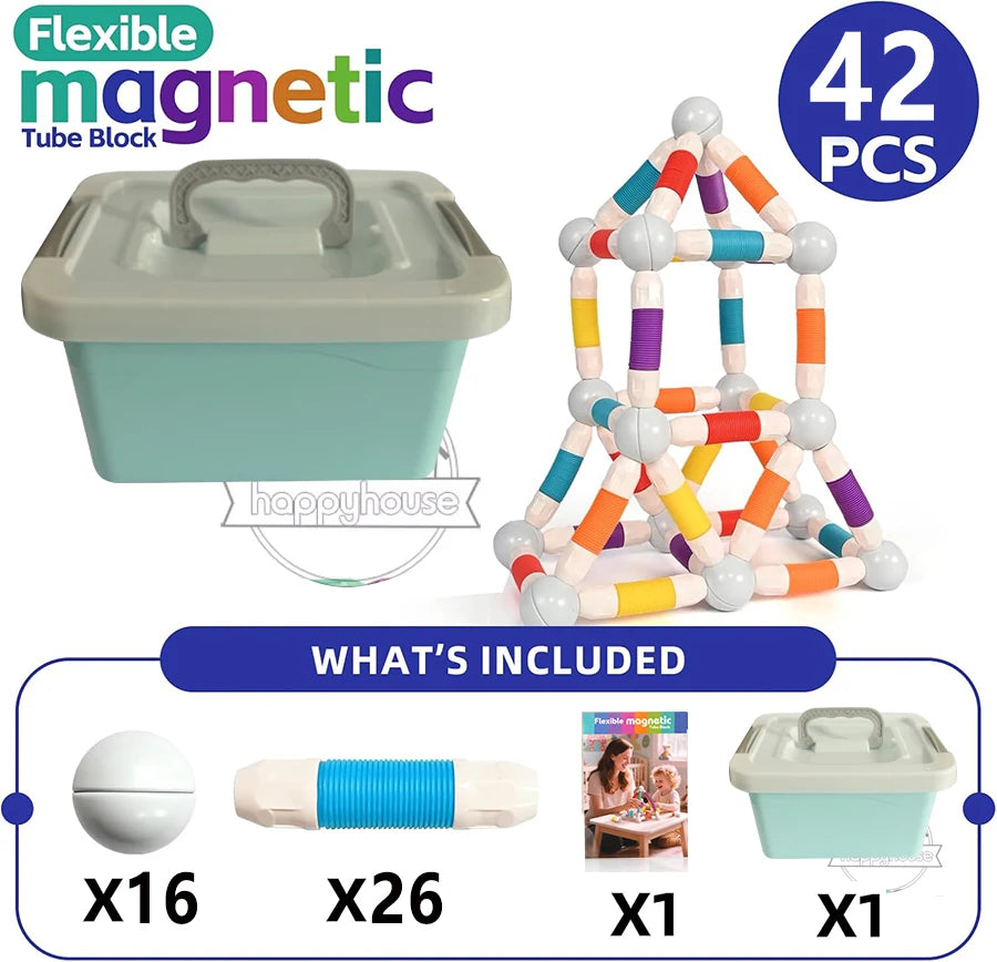 Jeu de construction magnétique enfant