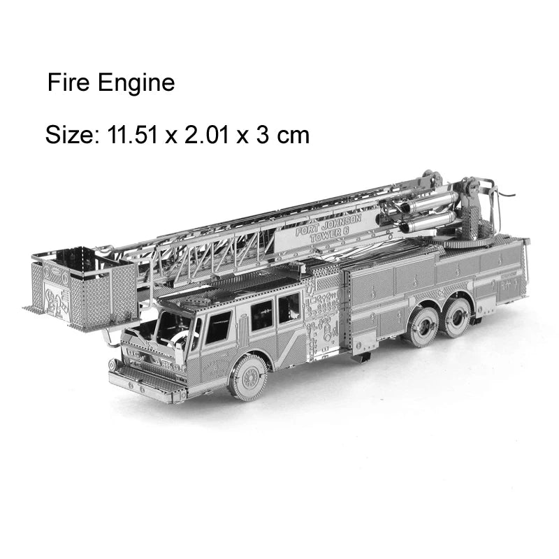 Véhicule terrestre 3D Puzzle en métal modèle de réservoir KART bricolage modèle de Puzzle découpé au Laser pour adulte enfant jouets éducatifs décoration de bureau
