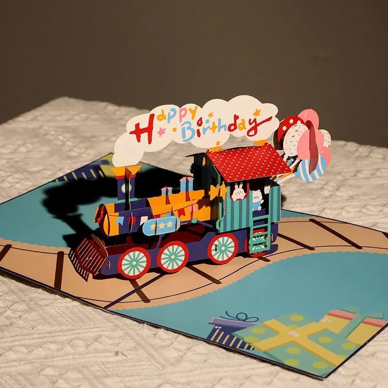 Carte postale pop up