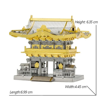 Puzzle 3D en métal, tour YueYang, cathédrale de basilice de Saint-Peter, cabine de plage, modèle d'assemblage, jouets cadeaux