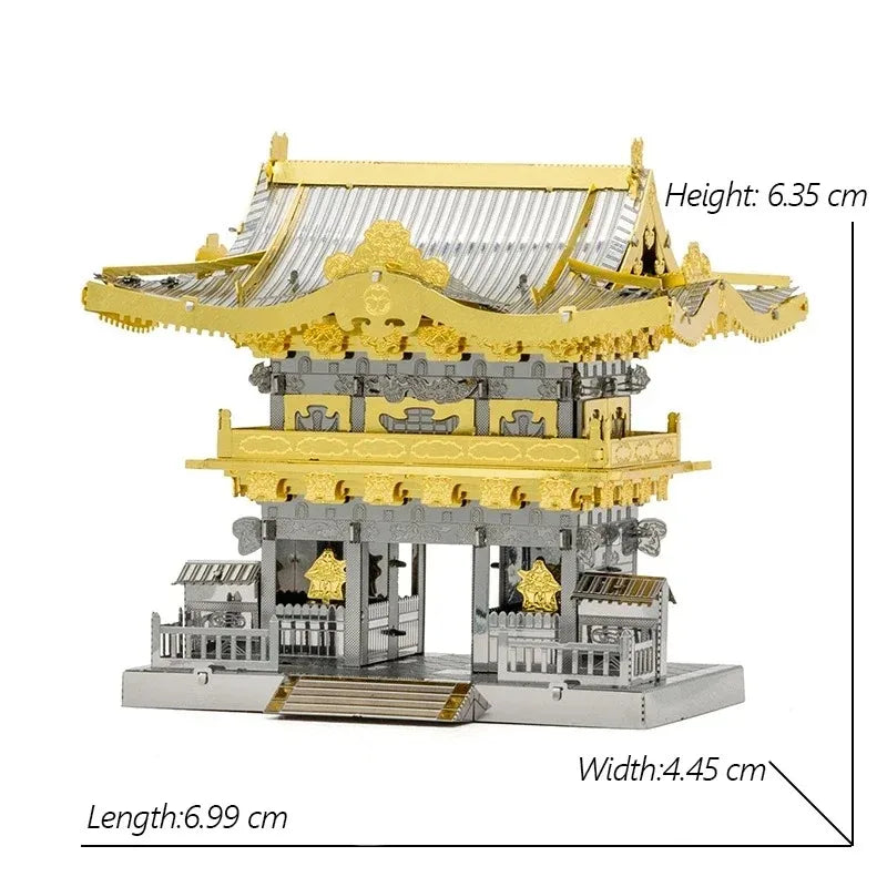 Puzzle 3D en métal, tour YueYang, cathédrale de basilice de Saint-Peter, cabine de plage, modèle d'assemblage, jouets cadeaux
