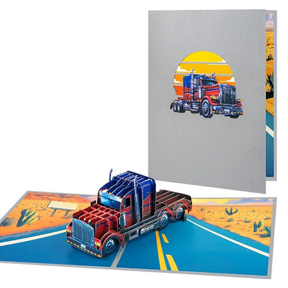 Carte postale en 3d anniversaire