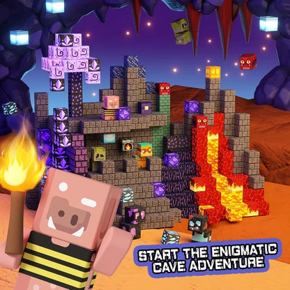 Bloc de construction magnétique craft, nether